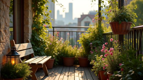 Aménager un balcon cosy en quelques objets bien choisis