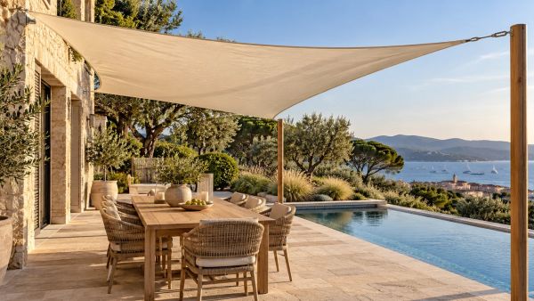 Top modèles de voiles d'ombrage sur mesure pour un luxe extérieur
